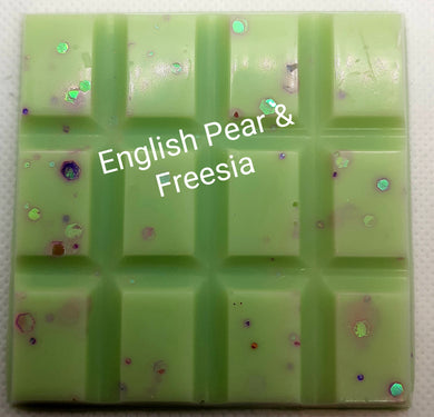 English Pear and Freesia Wax Melt Snap Bar