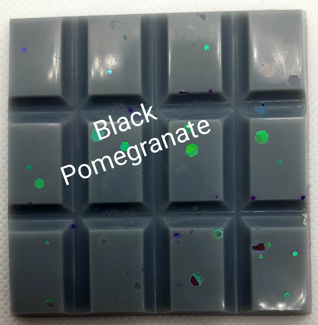 Black Pomegranate Wax Melt Snap Bar