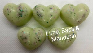 Lime, Basil & Mandarin Wax Melt Shapes