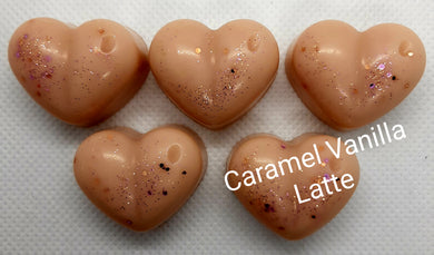 Caramel Vanilla Latte Wax Melt Shapes
