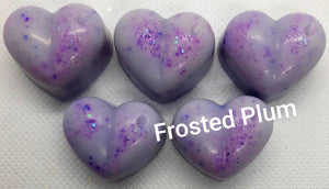 Frosted Plum Wax Melt Shapes