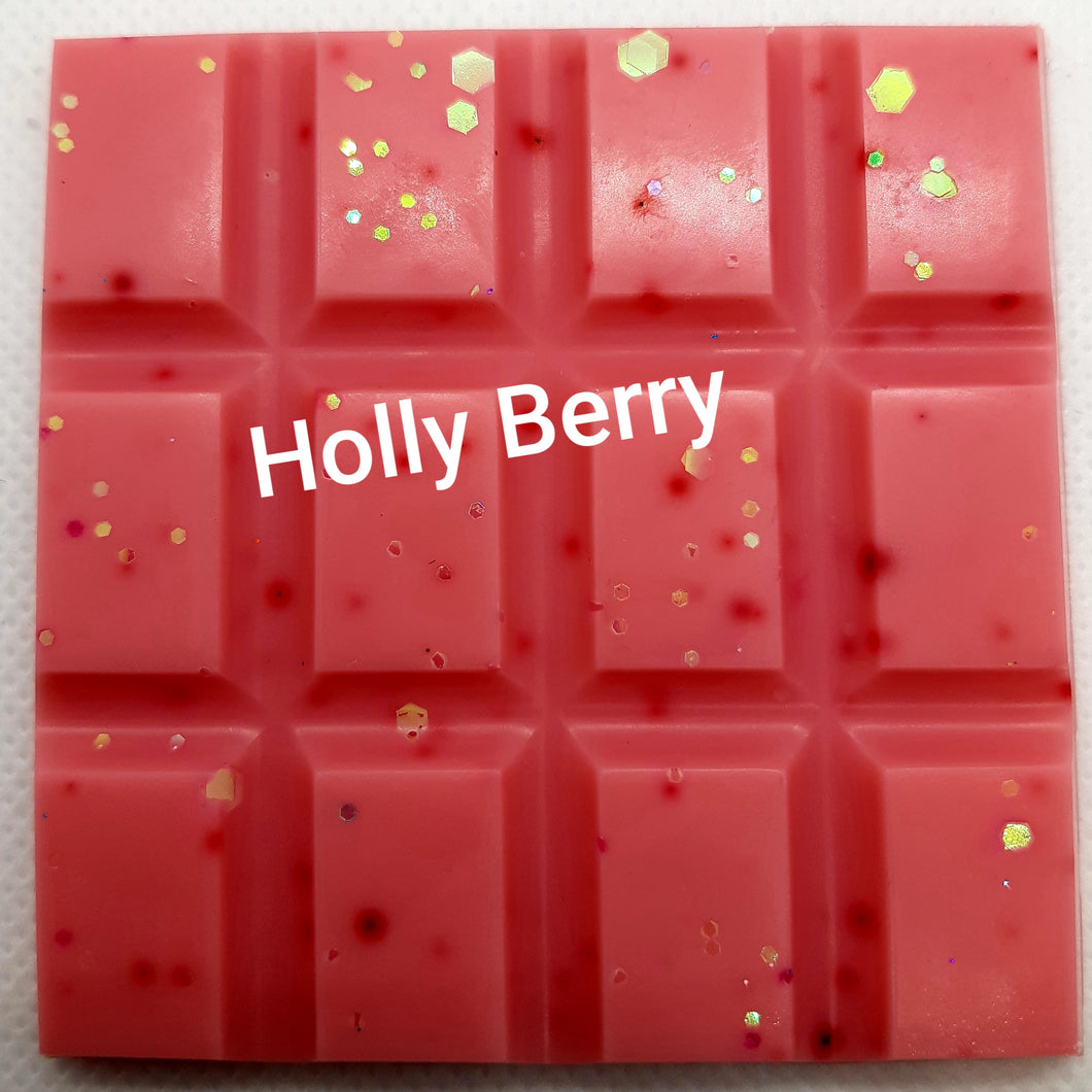 Holly Berry Wax Melt Snap Bar