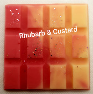 Rhubarb & Custard Wax Melt Snap Bar