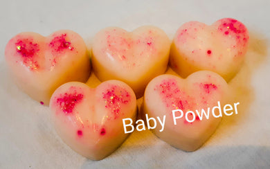 Baby powder wax melt shapes