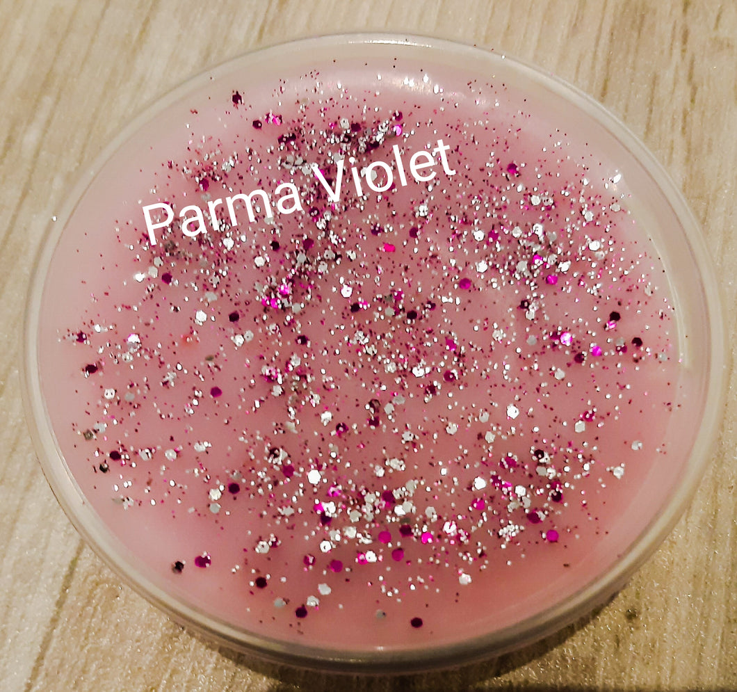 Parma Violet wax melt shot pot